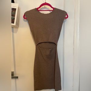 Aritzia Cut-out Knit Dress